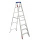 111208 ESCALERA TIJERA DE ALUMINIO 7  PELDAÑOS TIPO II