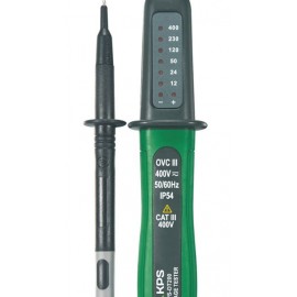 DETECTOR DE TENSIÓN AC/DC CON LEDS CAT. III 400V