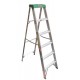 ESCALERA TIJERA ALUMINIO 2 PELDAÑOS  MAS  BASE  ALTURA 0.91