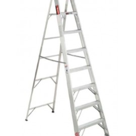 ESCALERA TIJERA DE ALUMINIO 3 PELDAÑOS  MAS  TAPA RANURADA