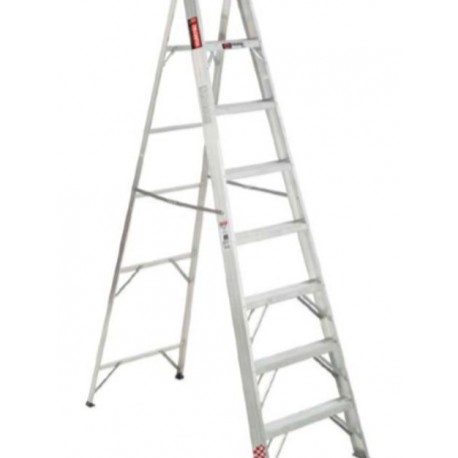 ESCALERA TIJERA DE ALUMINIO 3 PELDAÑOS  MAS  TAPA RANURADA
