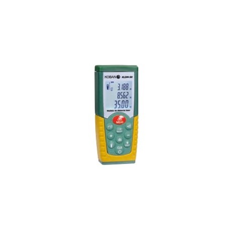 MEDIDOR DE DISTANCIA LASER, DISTANCIA DETECTADA 0,05 A 50M, PRECISION  MAS -1.5 mm, KOBAN