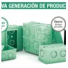 CAJA CUADRADA DE PVC DE 13MM (1/2) PVC