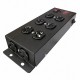 SPU01B | SUPRESOR DE PICOS 8 OUTLETS INDUSTRIAL COLOR NEGRO | ARROW HART