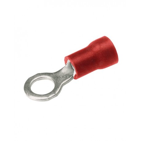 Zapata Terminal Anillo Ais. De Vinilo Rojo Tor. 5/32 Cal. 22-16 Awg Burndy