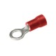 Zapata Terminal Anillo Ais. De Vinilo Rojo Tor. 5/32 Cal. 22-16 Awg Burndy