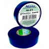 CINTA PARA AISLAR DE PVC No.21 19MM X 18 MTS COLOR AZUL, MARCA NITTO