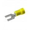 Zapata Terminal Espada Ais. De Vinilo Amar. Tor. 3/16 Cal. 12-10 Awg Burndy