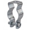 CLIP TIPO O DE 1/2 PARA CONDUIT EMT O IMC PARA VARILLA ROSCADA DE 1/4 Y 3/8 DE ACERO ELECTROGALVANI