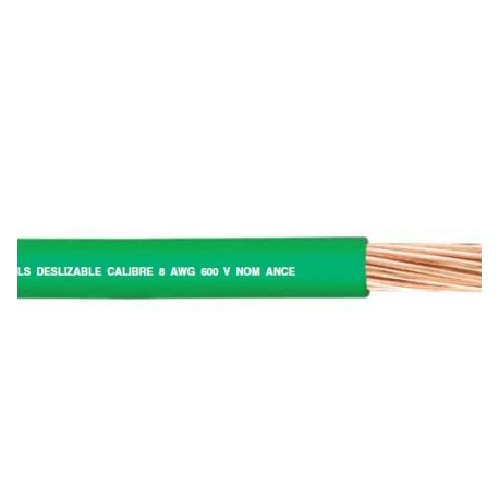 CABLE DE COBRE TIPO THW DE CAL. 8 AWG 600V. | INDIANA