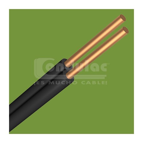 CABLE DUPLEX TIPO POT Y/O SPT DE 2 CONDUCTORES CAL. 16 AWG, BLANCO CONDULAC